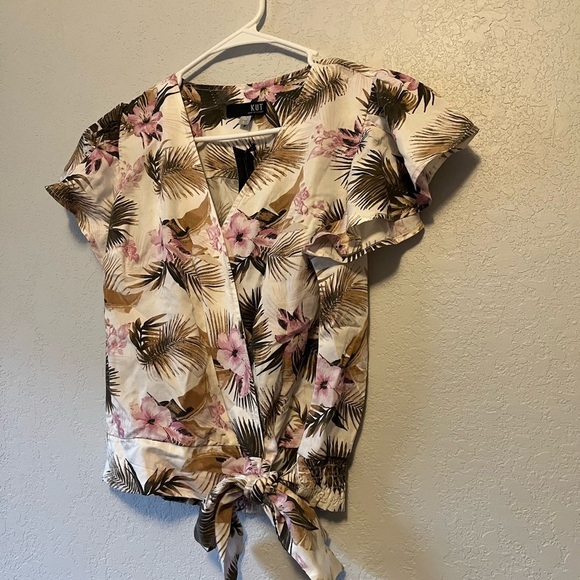 NWT KUT from the Kloth Jamila Wrap Blouse Size Small - Picture 4 of 10